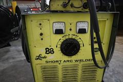 Linde V-200C MIG Welder 200 Amp, Wire Feed Unit, Tweco Torch, Cart