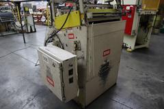 Rowe B-30 30" Coil Straightener, .065" Max Thickness, 7 Straightening Rolls, Entry and Exit Pinch Rolls, 2 HP