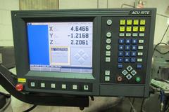 Lagun FTV-2 CNC Vertical Knee Mill with Acu-Rite Millpower 2 2-Axis CNC Control, Power Draw Bar, 10" x 50" Table, 3HP