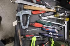 Hand Tools, Assorted, Hammers, Drivers, Torque Wrenches, Ratchets