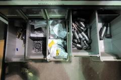 Hardware Storage System with Contents, Including Pins, Taps, Screws, Woodruff Keys and MORE!