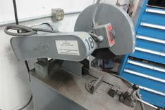 NavLine Abrasive Chop Saw, 12" Max Blade, Manual Vise, 3HP Drive Motor, Stand