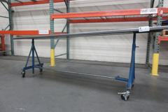 Adjustable Height Portable Steel Cart