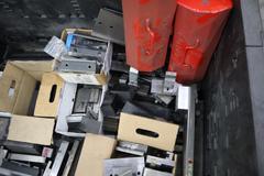 Amada Press Brake Die Segments, Ram Clamps and More in Crate