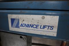 Advance  Lifts Portable Electric Scissor Lift Table, 96" x 24" Platform