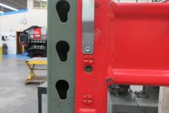 Tear Drop Pallet Racking, (2) Sections