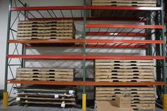Pallet Racking: (3) 16'H x 48" Uprights, Tear-Drop Style, (9) 10' Shelves, Wire Decking - NO CONTENTS