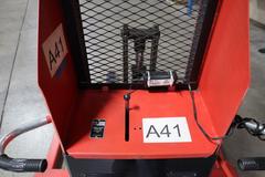 Mobile Pallet Truck B60-CSA Electric Stacker Lift Truck, 1,500 # Cap, 42" Forks, 60" Max Height, 12 Volt Battery, Charger