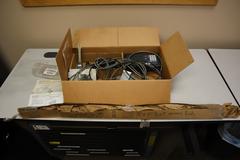 Newall Topaz 2-Axis Digital Readout with COntrol Box, Cables, reader Heads, X and Y Scales for Mill, with Mitutoyo Quill Scale 