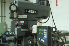 Lagun FTV-2 Vertical Knee Mill with Newall Topaz 2-Axis DRO, Mitutoyo Quill Scale, Servo Power Feed Table