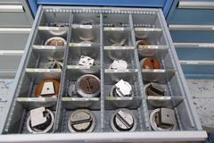 Lista Cabinet with 9 Drawers and Contents Wiedemann C3000 Turret Special Punches