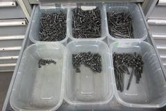 9 Drawer Heavy Duty Cabinet with Fasteners, Nuts, Bolts, Washers