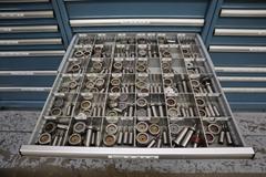 112 and Marathon 112, Turret Punch Tooling, (3) Lista Cabinets with Maple Top Loaded with Tooling