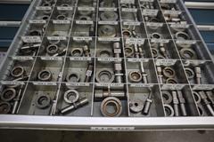 112 and Marathon 112, Turret Punch Tooling, (2) Lista Cabinets with Maple Top Loaded with Tooling