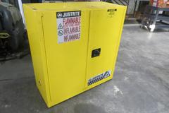 Justrite SureGrip EX Locking Flammable Liquid Storage Cabinet with Key