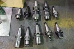 CT40 Taper Tool Holders: (2) Keyless Drill Chucks,(3) End Mill Holders, (3) Tap Drivers, (2) Shell Mill Holders
