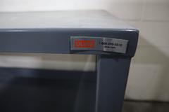 Metal Table with Lower Shelf