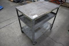 Metal Tool Cart, 3 Shelves