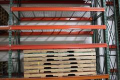 Pallet Racking: (3) 16'H x 48" Uprights, Tear-Drop Style, (9) 10' Shelves, Wire Decking - NO CONTENTS
