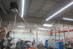 Freestanding Single Girder Overhead Crane, with CM Loadstar 2 Ton Electric Chain Hoist