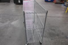 NSF 3 Shelf Rolling Wire Rack
