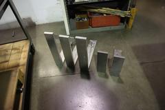 Pyramid Granite Surface Plate 48" x 36" x 6", No Ledge, Black, Grade A with Portable Steel Stand and Angle Plates