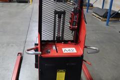 Mobile Pallet Truck B60-CSA Electric Stacker Lift Truck, 1,500 # Cap, 42" Forks, 60" Max Height, 12 Volt Battery, Charger