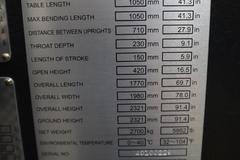 Amada EG-4010 CNC Press Brake, Electric Servo Drive, Down-Acting, AMNC 3i CNC Control, NEW 2019