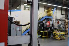Amada FBD-1253E CNC Hydraulic Press Brake, 138 Ton x 122", Up-Acting, NC9-EXII Controls, Light Curtains