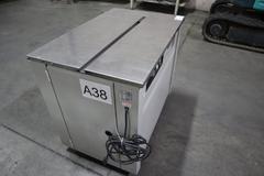 ULINE H-959 Poly Strapping Machine, Semi-Automatic, Portable on Casters