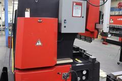 Amada FBD-1253E CNC Hydraulic Press Brake, 138 Ton x 122", Up-Acting, NC9-EXII Controls, Light Curtains