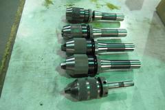 Albrecht R8 Keyless Drill Chucks, (3) 1/2' & (1) 3/8" and (1) Jacobs Straight Shank 3/8"