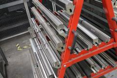 Press Brake Dies for Amada Press Brakes on Rollery Roling Tree Rack