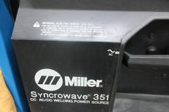 Miller Syncrowave 351 Welder with Coolmate 3 Chiller