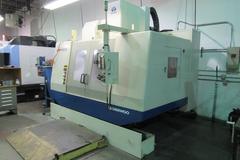 Daewoo DMV-5025 CNC Vertical Machining Center with Fanuc 21i-MB, 24 ATC, 12K RPM, Thru Spindle Coolant, Chip Conveyor