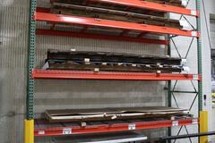 Pallet Racking: (2) 14'H x 48" Uprights, Tear-Drop Style, (5) 12, Shelves, Wire Decking - NO CONTENTS