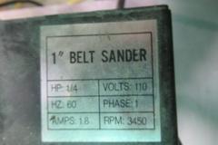 Enco 00234013 1" Belt Sander on Pedestal Stand