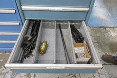 Lista Cabinet with 8 Drawers and Contents Wiedemann C3000 Turret Punch Strippers and Die Holders