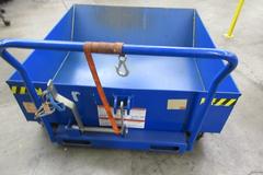 Steel Low Profile Parts Hopper 1/2 Cubic Yd. 2000 Lb. Capacity
