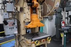 Bliss 21-1/2 OBI Punch Press, 60 Ton Back Geared, 3.75" Stroke, Air Clutch Brake