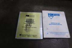 PEM Series 2000 Fastener Installation Press, 8 Ton Max Force, 24" Throat, Touch Screen Control, Vibratory Feeder Bowl, Tooling, Remote Foot Trip