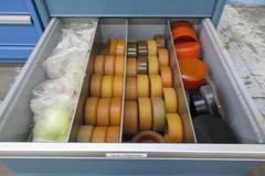 Lista Cabinet with 8 Drawers and Contents Wiedemann C3000 Turret Punch Strippers and Die Holders