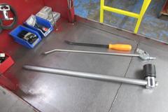 Heavy Duty Rolling Punch Press Tool Cart with Assorted Tooling