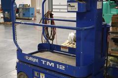 Upright TM12 Vertical Mast Lift – ~12-Foot Platform, Compact Self-Propelled Electric