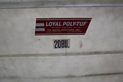 Loyal Poly-Tuf 20 Bushell Rolling Waste Cart