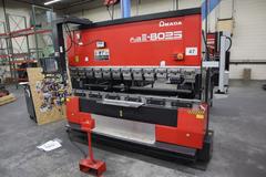 Amada FABIII-8025 (FBD-8025NT) CNC Hydraulic Press Brake, 88 Ton x 98.4", Up-Acting, AMN PC Control, 6-Axis BG, Lazer Curtain