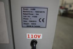 ULINE H-959 Poly Strapping Machine, Semi-Automatic, Portable on Casters