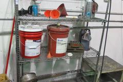 Metro 4-Shelf Portable Wire Cart with Contents