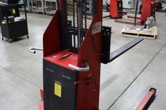 Mobile Pallet Truck B60-CSA Electric Stacker Lift Truck, 1,500 # Cap, 42" Forks, 60" Max Height, 12 Volt Battery, Charger