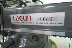 Lagun FTV-2 CNC Vertical Knee Mill with Acu-Rite Millpower 2 2-Axis CNC Control, Power Draw Bar, 10" x 50" Table, 3HP
